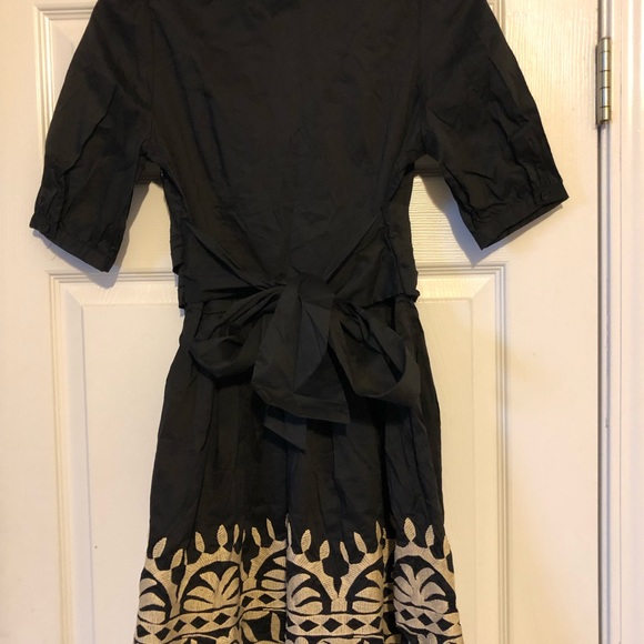 Pookie & Sebastian Black and Tan Dress - Picture 5 of 6